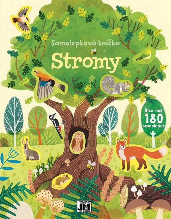 Jiri Models Samolepková knížka Stromy 180 samolepek