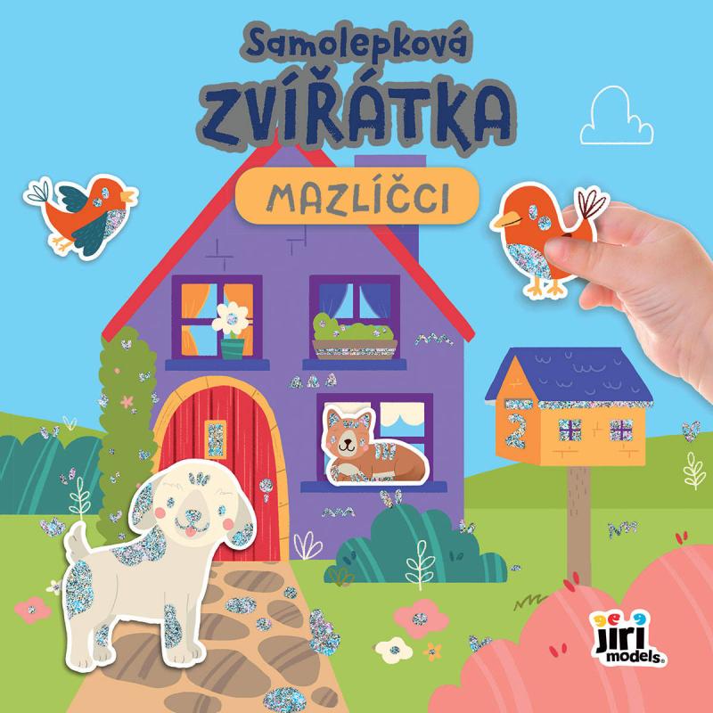 Jiri Models Samolepková knížka zvířátka Mazlíčci