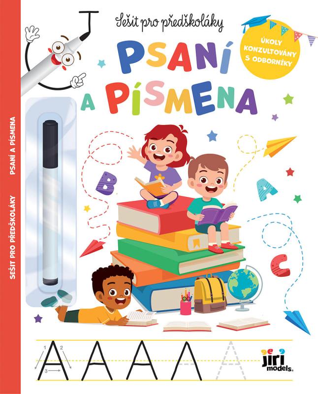 Jiri Models Sešit pro předškoláky Psaní a písmena