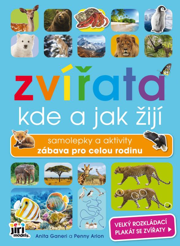 Jiri Models Svět zvířat Kde a jak žijí zvířata s aktivitami a plakátem
