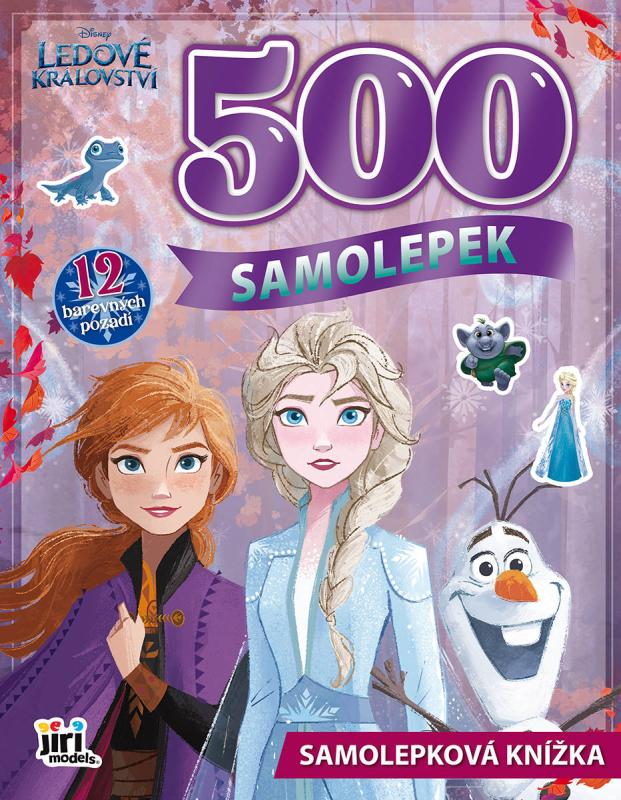 Jiri Models Velká samolepková knížka 500 samolepek Ledové Království (Frozen)