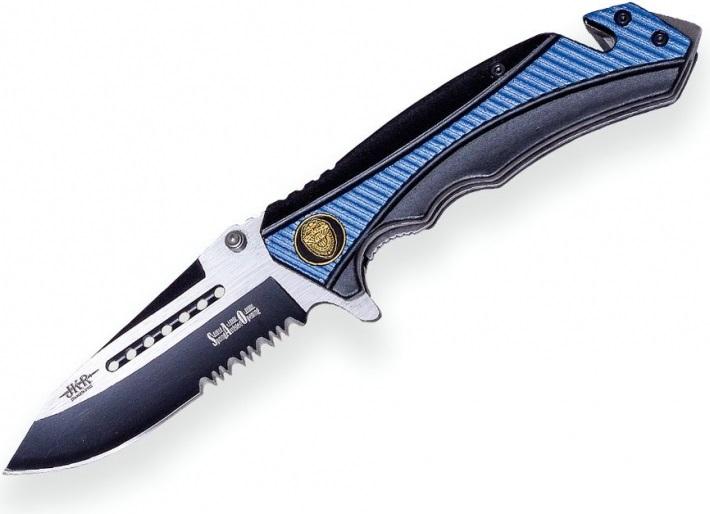 Joker záchranářský nůž SAO blue Aluminium Handle s pouzdrem