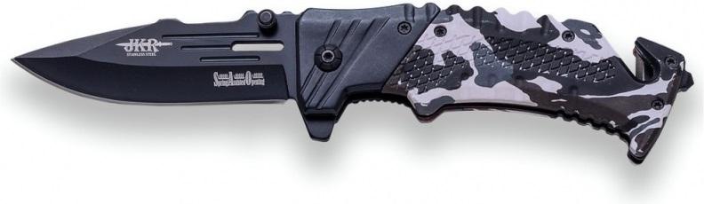 Joker záchranářský nůž SAO grey camo Fibre Handle