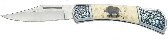 Joker nôž s motívom diviaka 70 mm