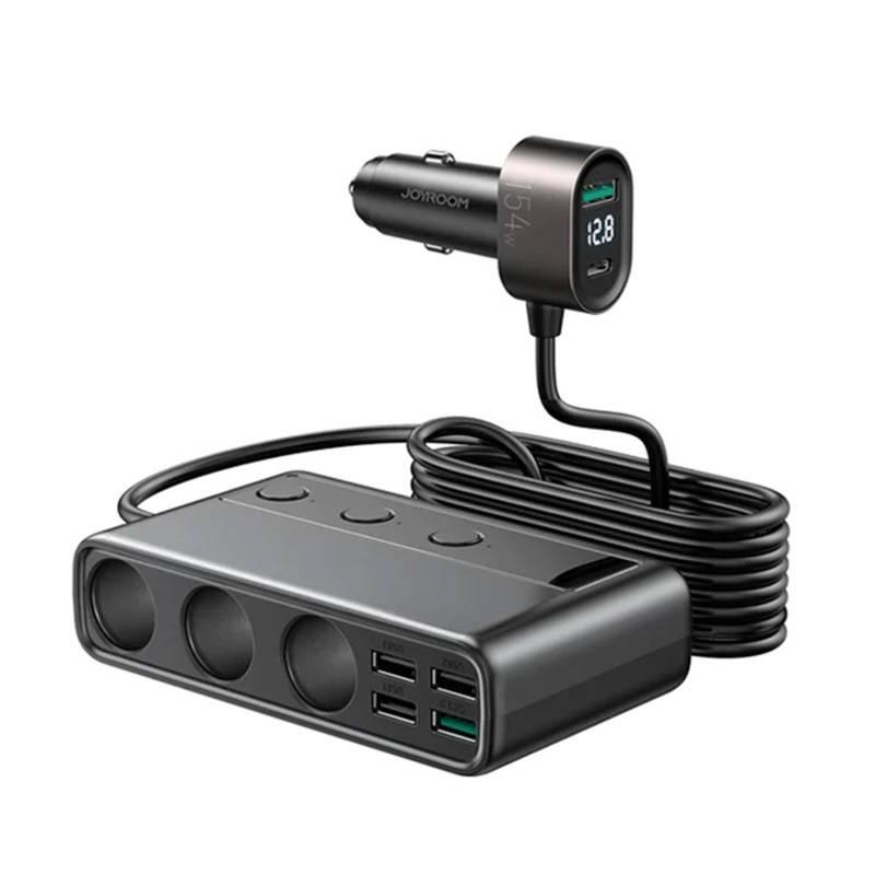 Joyroom Nabíječka do auta JR-CL06 Multi-Port (černá)