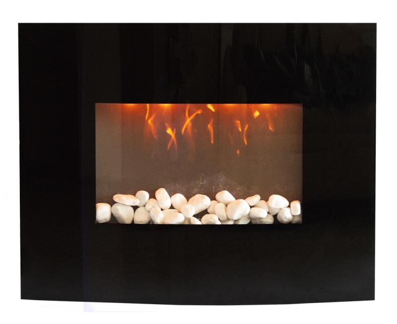 Kamna krbová el. MEMPHIS 2020 LED 62x48x13,5cm 2000W s ventilátorem