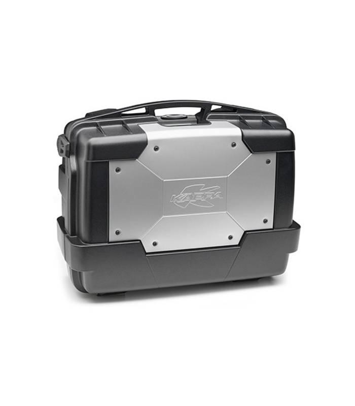 Kappa MONOKEY TopCase/Boční kufr GARDA - 33l, (stříbrný/černý, kompozit)