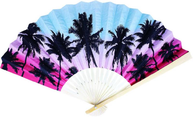 KARNEVAL Vějíř papírový HAWAII (karnevalový doplněk)