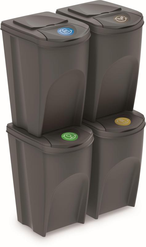 Keden Koš na tříděný odpad 4x35l PH ŠE