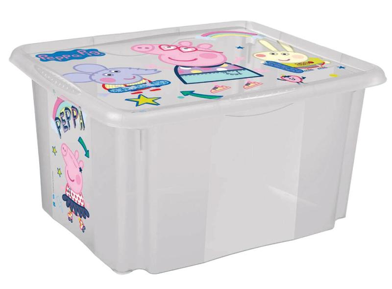 Keeeper Box úložný PRASÁTKO PEPPA 55,5x40x30cm,45l,s víkem PH