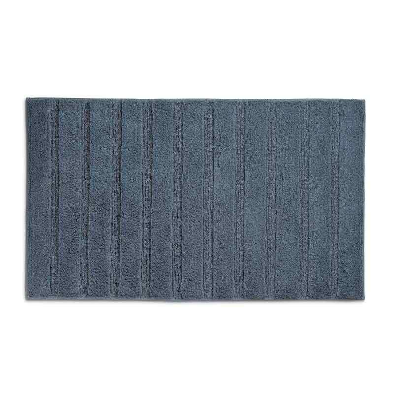 Kela Koupelnová předložka Megan 100% bavlna kouřově modrá 100,0x60,0x1,6cm