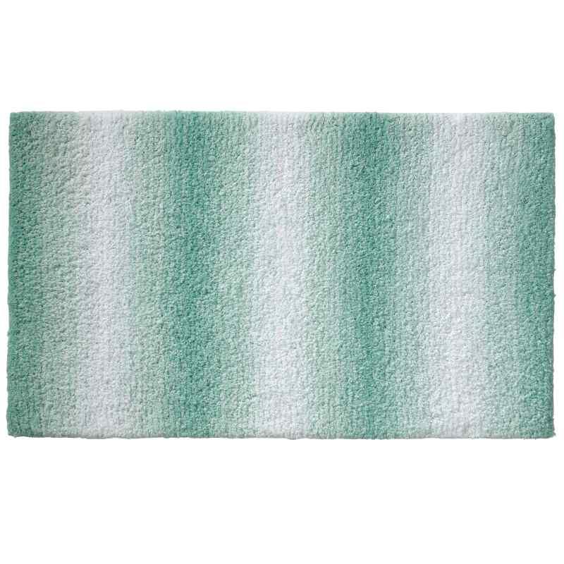 Kela Koupelnová předložka Ombre 120x70 cm polyester nefritově zelená