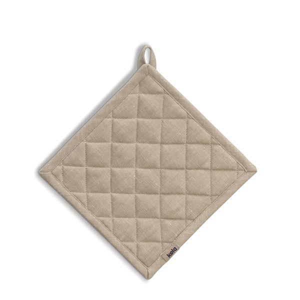 Kela Podložka pod hrnec Puro 55% bavlna/45% len přírodní 20,0x20,0cm