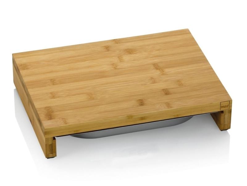 Kela Prkénko krájecí se zásuvkou KENINA bambus 36 x 27 x 7 cm
