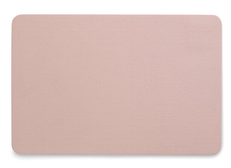 Kela Prostírání plastové Kimara PU 45x30 cm imitace kůže růžová