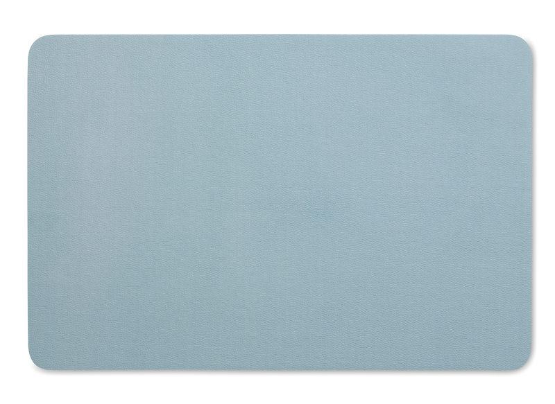 Kela Prostírání plastové Kimara PU 45x30 cm imitace kůže světle modrá