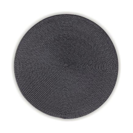 Kela Prostírání KIMYA PP-plastik šedá H 0,2cm / Ř 38cm