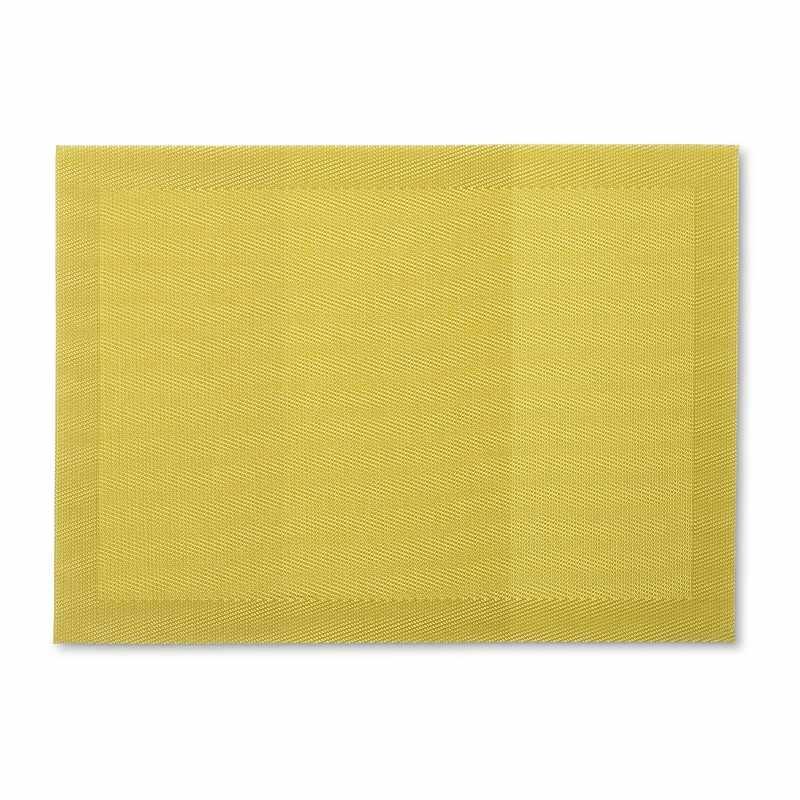 Kela Prostírání Nica 70%PE/30%PET žlutá 45,0x33,0cm