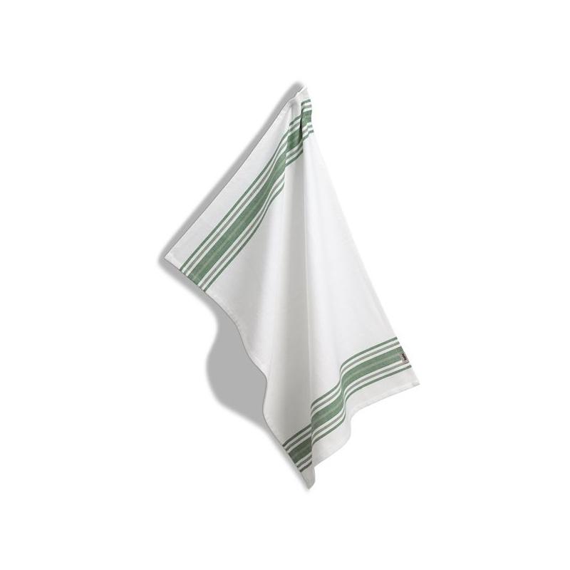 Kela Utěrka Cora 100% bavlna světle zelené/zelené proužky 70,0x50,0cm