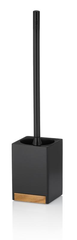 Kela WC sada Cube polyresin černá