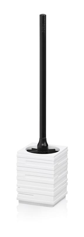 Kela WC sada Posidon polyresin bílá