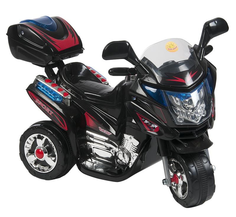 Kids World Detská motorka Rallye čierna