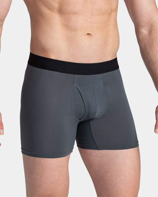 KILPI 2P NETT-M Tmavě šedé funkční boxerky