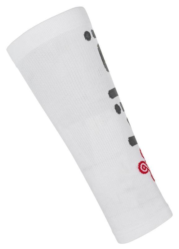 Kilpi DOMET-U bílý unisex kompresní návleky POUZE S (VÝPRODEJ)