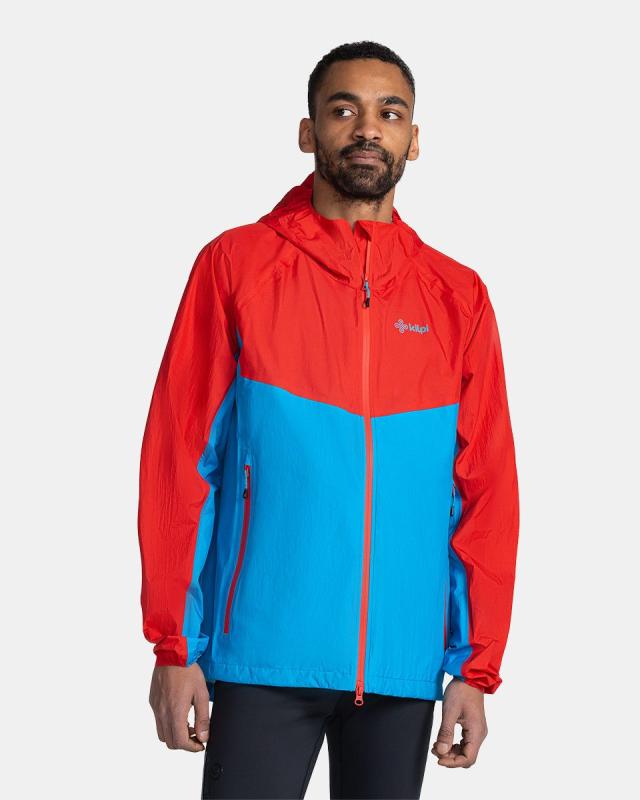 KILPI HURRICANE-M Červená pánská outdoorová bunda