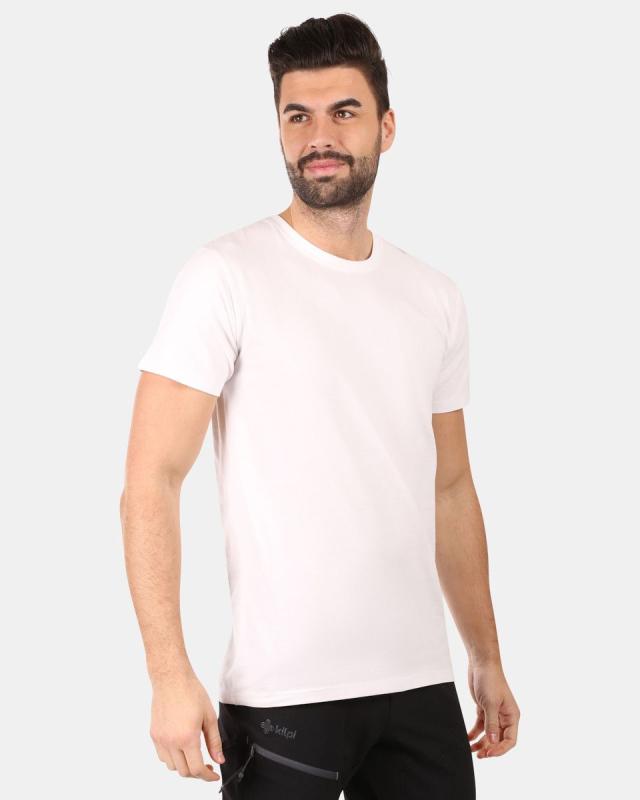 KILPI PROMO-M Bílé pánské bavlněné tričko