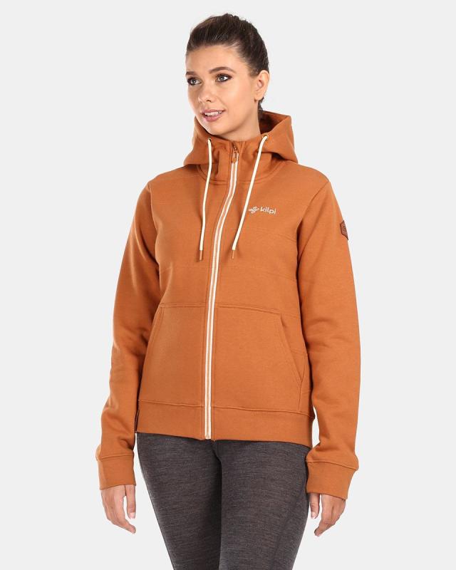 KILPI RAJANA-W Hnědá dámská mikina