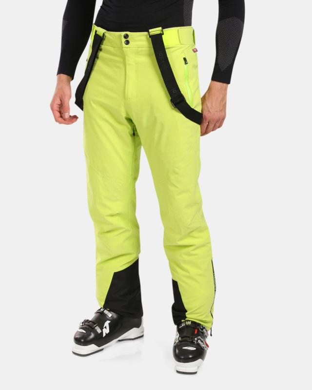 KILPI RAVEL-M Svetlo zelené pánske lyžiarske nohavice