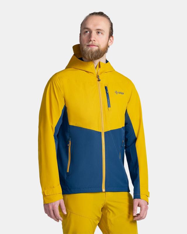 KILPI SONNA-M Zlatá pánska outdoorová bunda