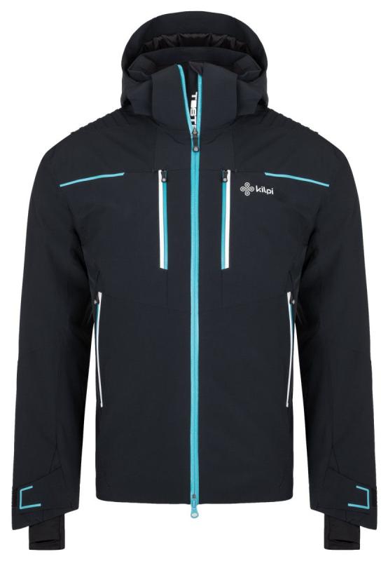 KILPI TEAM JACKET-M Černá pánská lyžařská bunda