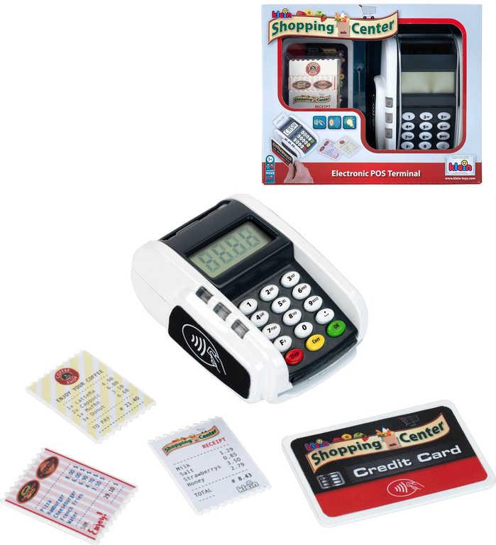 Klein Dětský platební terminál set s kreditní kartou na baterie Světlo Zvuk