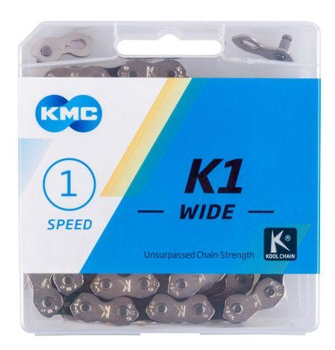 Levně Kmc K1 Wide 1/2x1/8 Stříbrný BOX řetěz