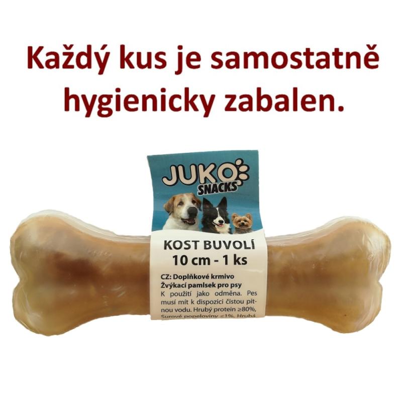Kost buvolí JUKO Snacks 10 cm (1 ks) (bal. 25 ks)
