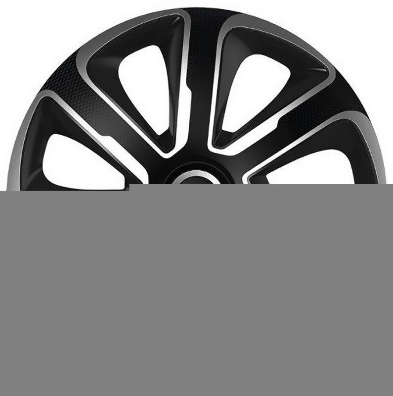 Kryty kol 14" LIVORNO Carbon (sada) silver/black