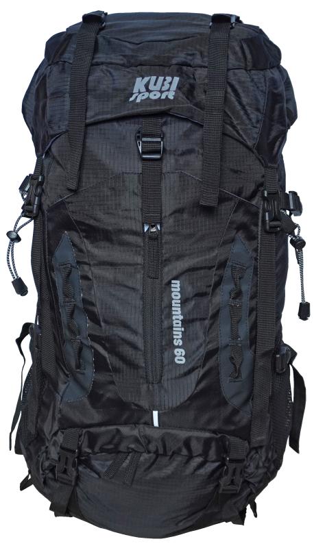 Kubisport Batoh Mountains 60 L na náročnejšiu horskú turistiku čierny