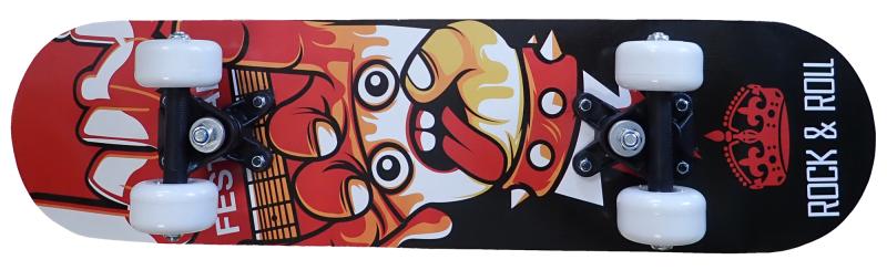 Kubisport Detský skateboard - Rock Roll