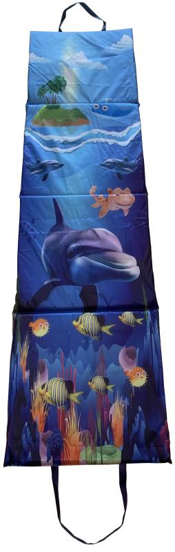 Kubisport Lehátko plážové skládací - líbivý potisk podmořský svět