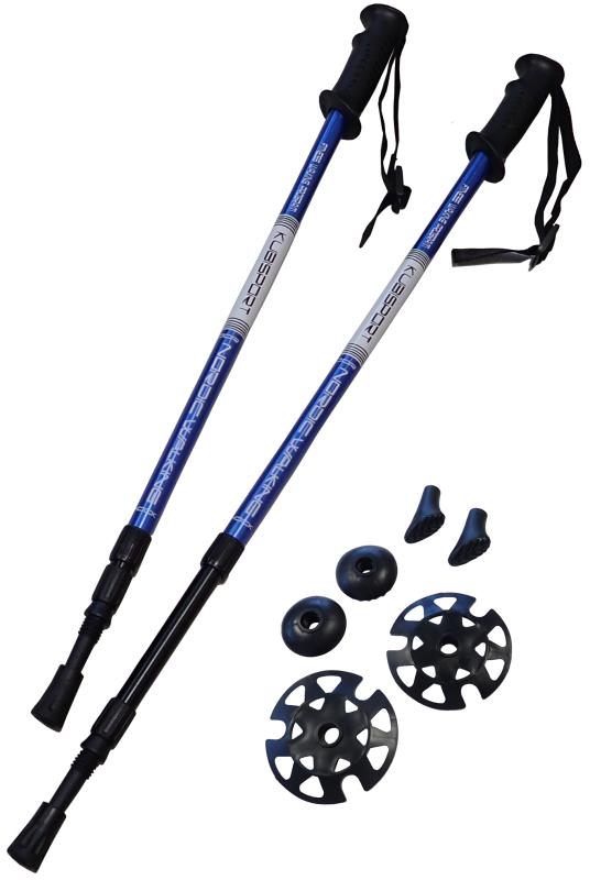 Kubisport Trekingové hole - 1 pár s příslušenstvím