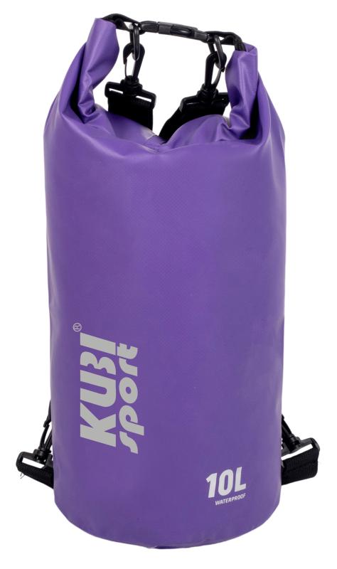 Kubisport Vodotesný lodný vak 10 L fialový