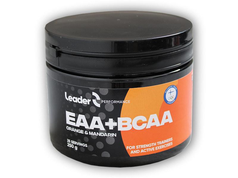 Levně Leader EAA + BCAA 250g - Pomeranč-mandarinka