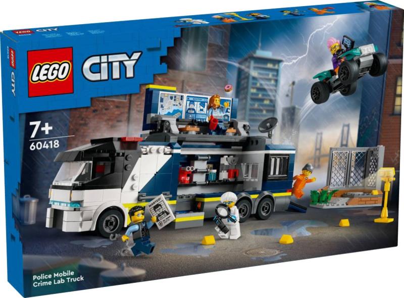 Lego CITY Mobilní kriminalistická laboratoř policistů 60418 (stavebnice)