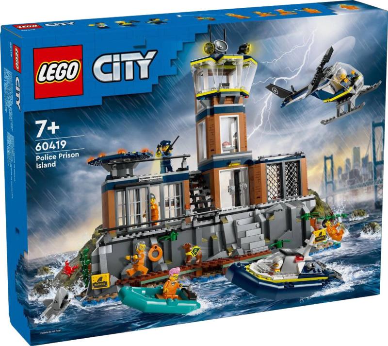 Lego CITY Policie a vězení na ostrově 60419 (stavebnice)