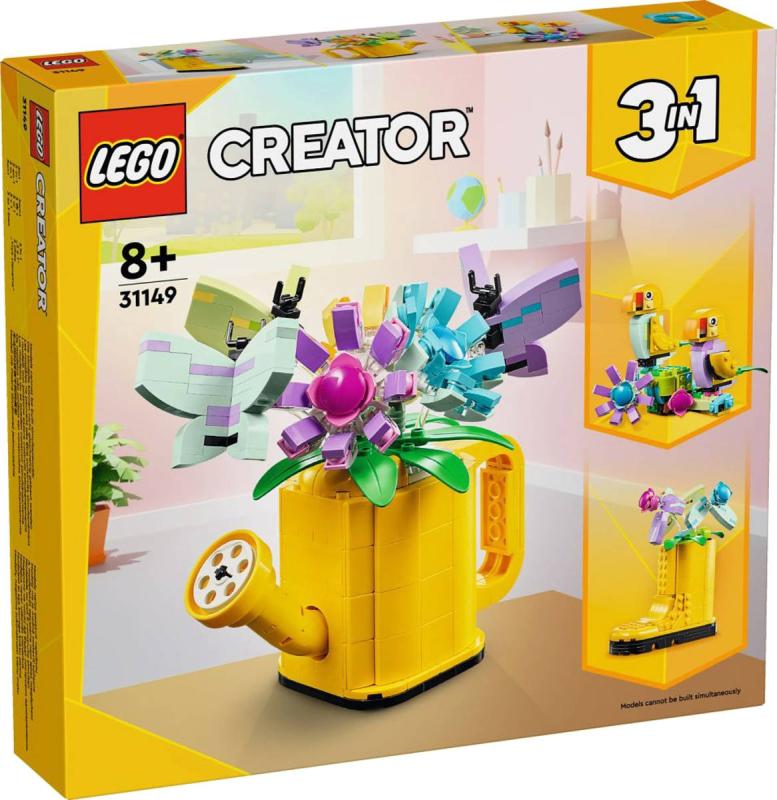 Lego CREATOR Květiny v konvičce 3v1 31149 (stavebnice)
