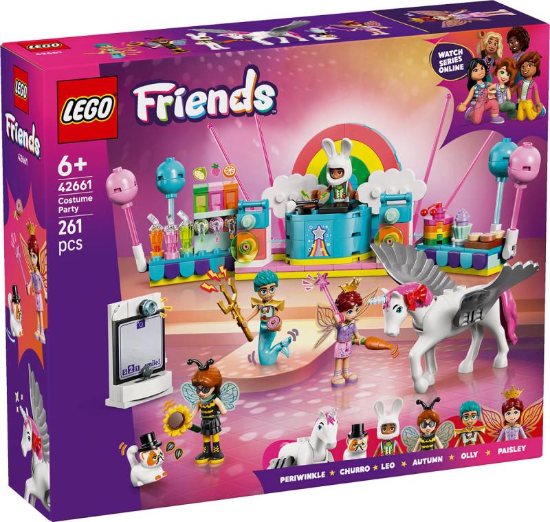 Lego FRIENDS Kostýmová párty s jednorožcem a vílou 42661 (stavebnice)