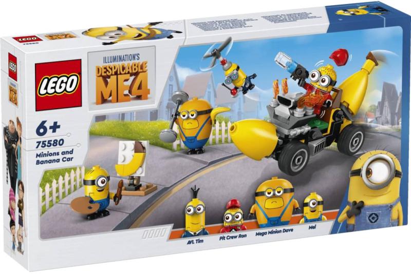 Lego MINIONS Mimoni a banánové auto (Já padouch 4) 75580 (stavebnice)