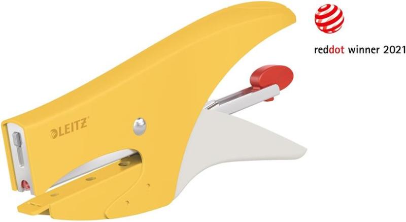 LEITZ Sešívací kleště Cosy na drátky No10, teplá žlutá